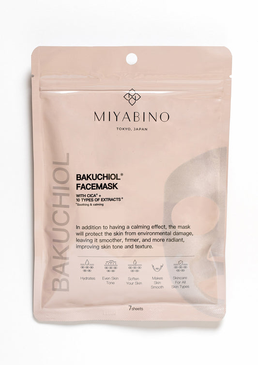 Bakuchiol + CICA Face Sheet Mask　バクチオール＋CICA フェイスパック